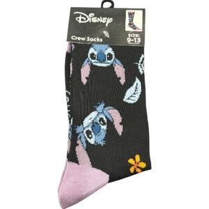 Disney Stitch Crew Socks NEW